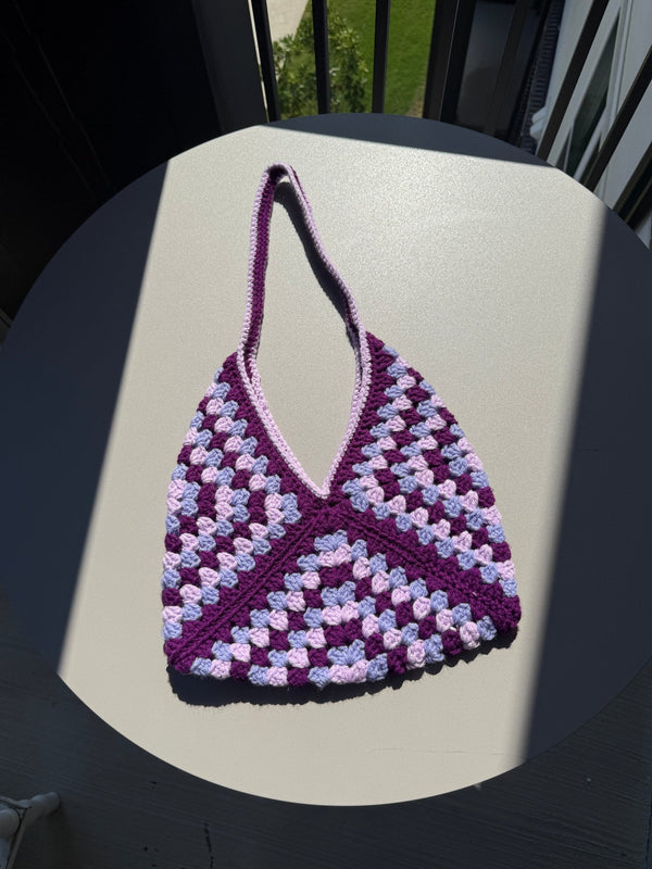 Crochet Square Tote - Stitched By Dragonz