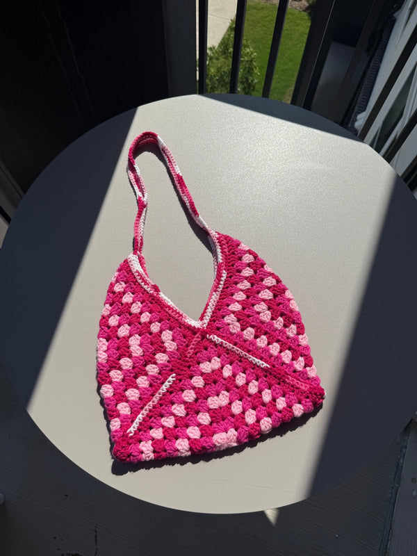 Crochet Square Tote - Stitched By Dragonz